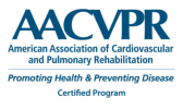 American Association of Cardiovascular and Pulmonary Rehabilitation, promoting health &amp; preventing disease certified program. Click here to learn more about this accreditation.